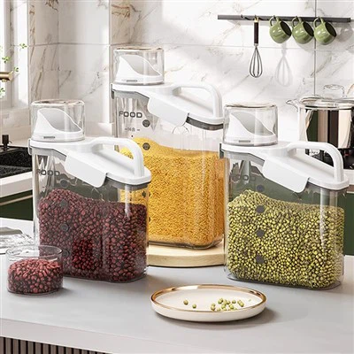 크리스탈 투명 밀폐형 저장 탱크