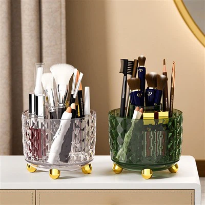 다이아몬드 패턴 메이크업 브러쉬 보관함